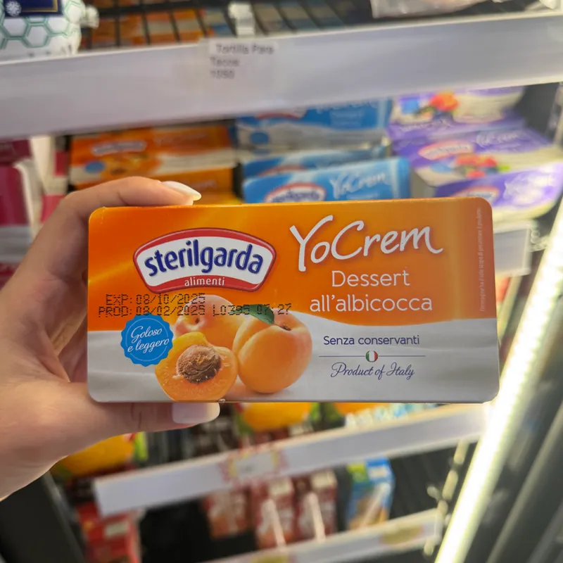 Dúo de yogurt de durazno 