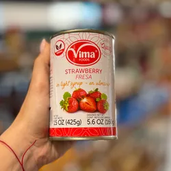 Fresas en almíbar VIMA