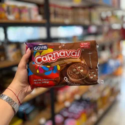 Galletas dulce de chocolate Carnaval