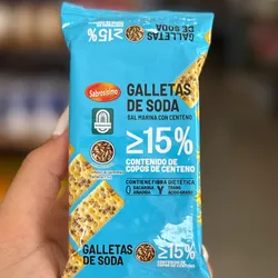 Galletas con copos de centeno 