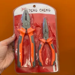 Juego herramientas de dos pinzas 