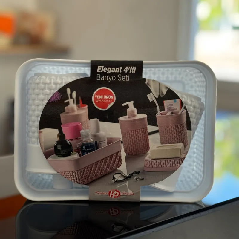 Juego para baño de 4 piezas 