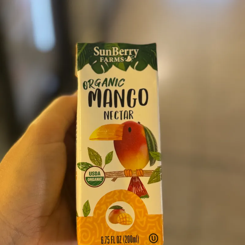 Jugo de mango orgánico 