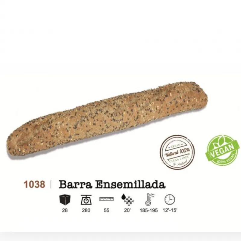 Pan baguette barra ensemillada de RUSTIGUET 