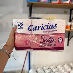 Papel higiénico seda 6 rollos