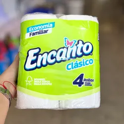 Papel sanitario Encanto 4 rollos 