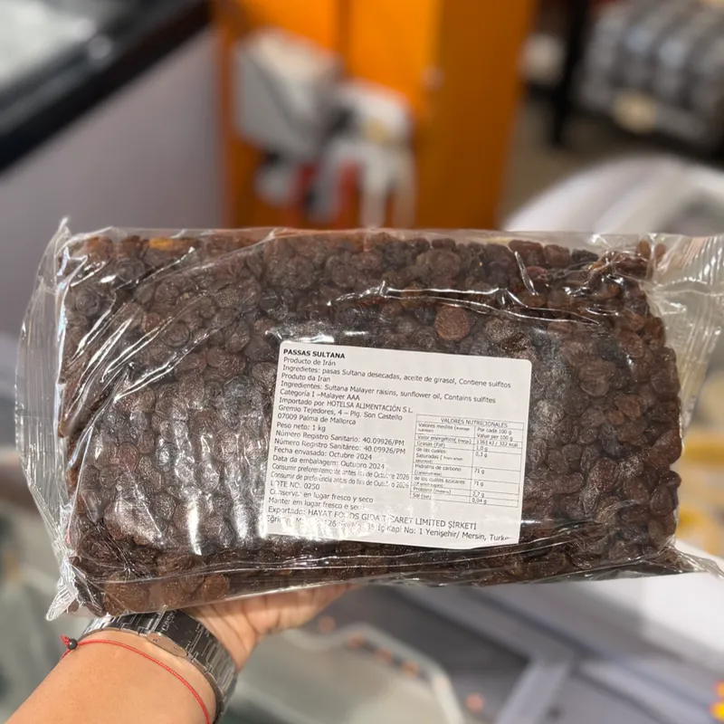 Pasas sultanas 
