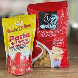 Pasta Gallo 400 g + salsa de tomate 103 g