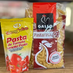 Pasta Gallo 400 g + salsa de tomate 103 g