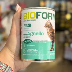 Paté de cordero para gatos 