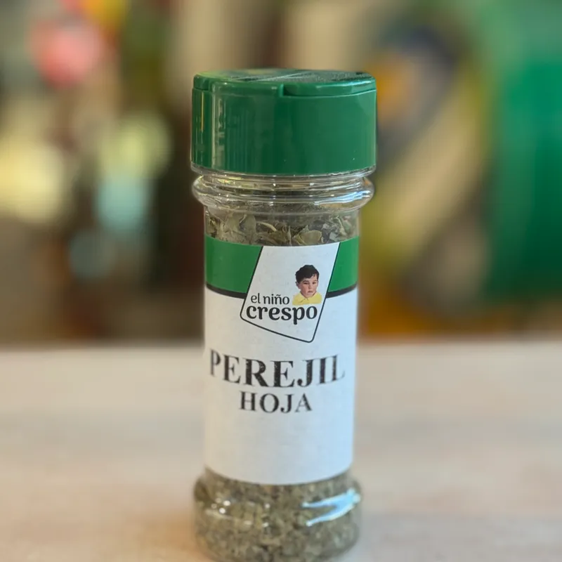 Perejil en hoja 