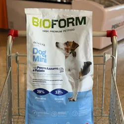 Pienso de pescado azul y papa para perro pequeño 