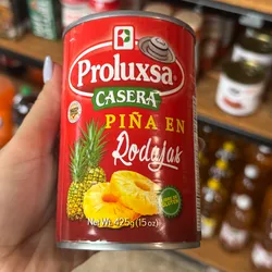 Piña en rodajas 