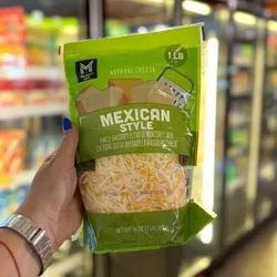 Queso mixto mexicano rallado 
