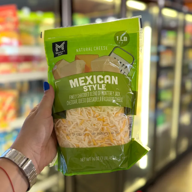 Queso mixto mexicano rallado 