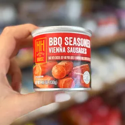 Salchicha con salsa BBQ