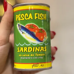 Sardinas en salsa de tomate 