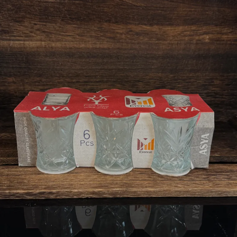 Set de chupitos de Cristal 6 piezas 