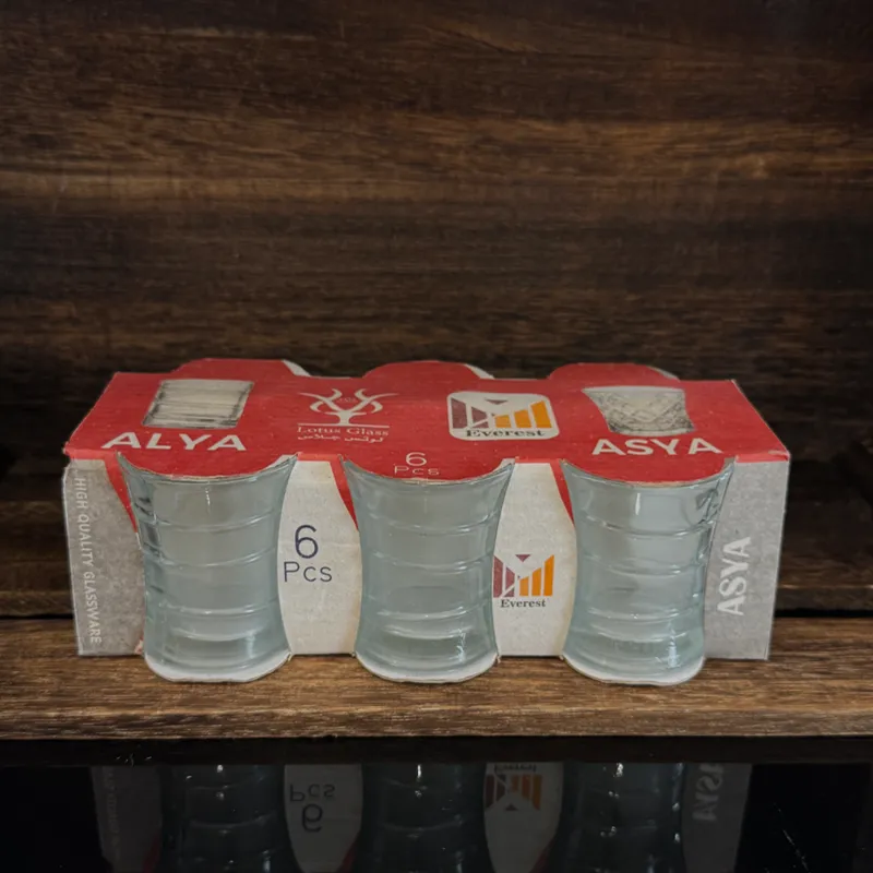 Set de chupitos de Cristal 6 piezas 