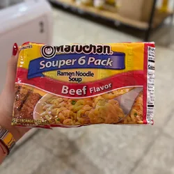 Sopa instantánea tipo ramen 