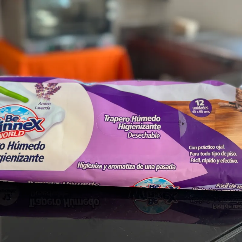 Trapero húmedo higienizante desechable 