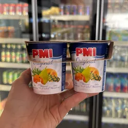 Vasito de Yogurt PMI sabor Macedonia