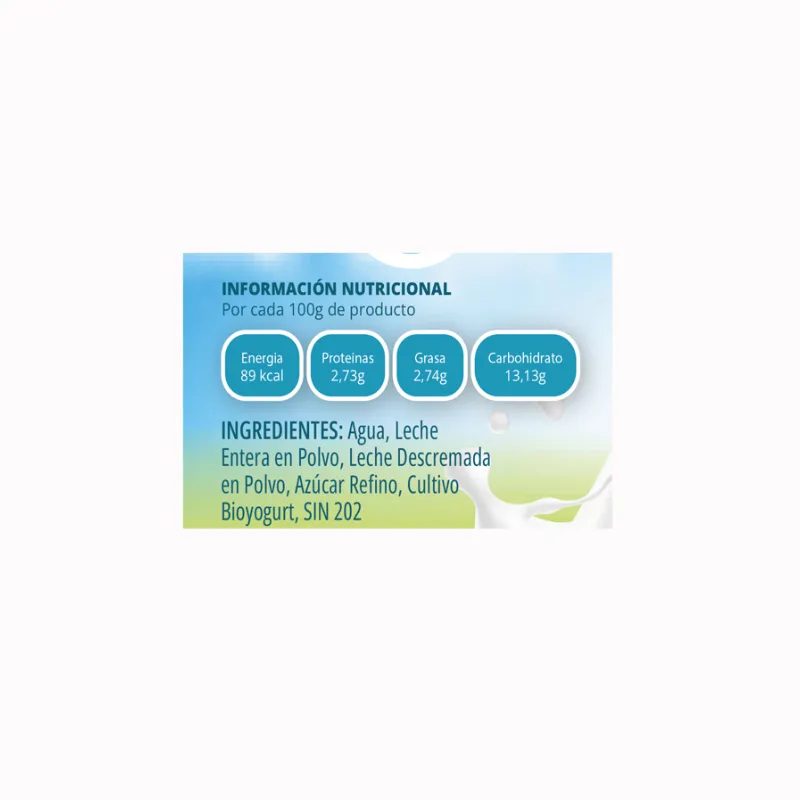 Yogurt probiótico de coágulo RHD (4 L)
