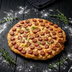 Pizza de Salchicha