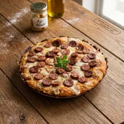 Pizza de Salchichas