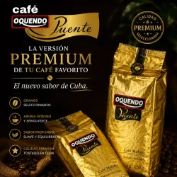 CAFE MOLIDO DE 250 GR MARCA OQUENDO PUENTE.