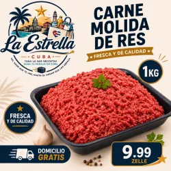 Carne molida de res 1kg