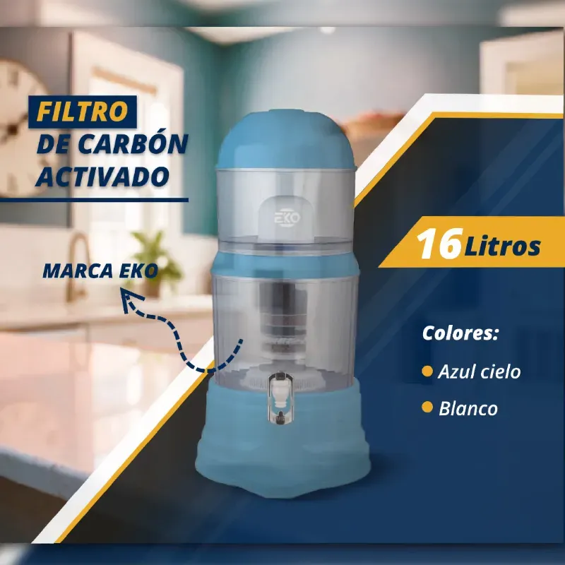 Filtro de Carbón Activado de 16L