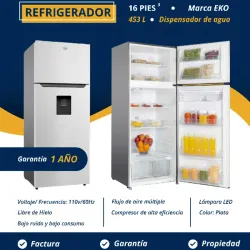 Refrigerador de 16 pies Eko con dispensador 