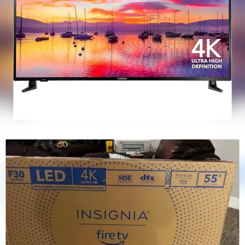 Smart TV 4K UHD Marca Insignia  55 pulgadas