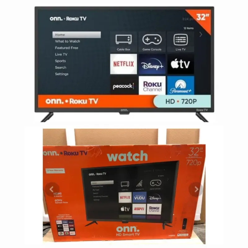 Smart TV  Marca ONN  32  pulgadas