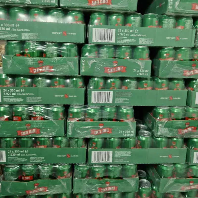 Cajas de Cerveza Santa Isabel 