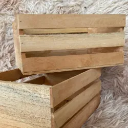 Caja organizadora de madera🍂