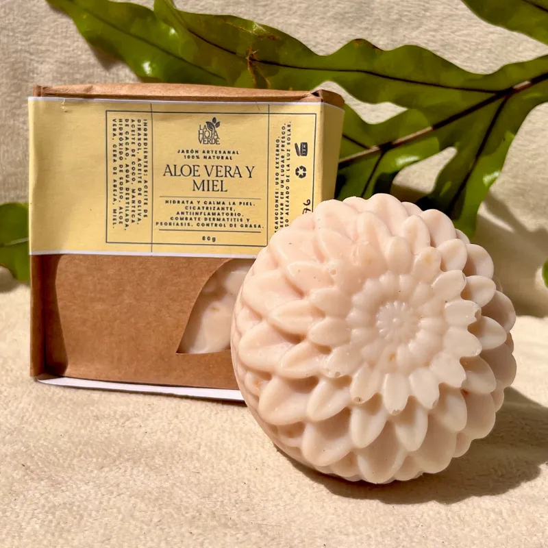 Jabón de Aloe Vera y Miel 🍯 