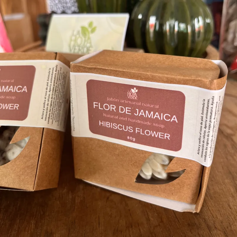 Jabón de flor de jamaica 🌺 