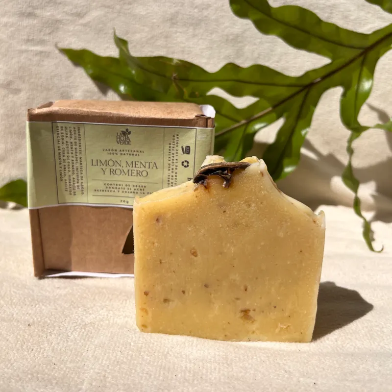 Jabón de Limón, Menta y Romero 🍀