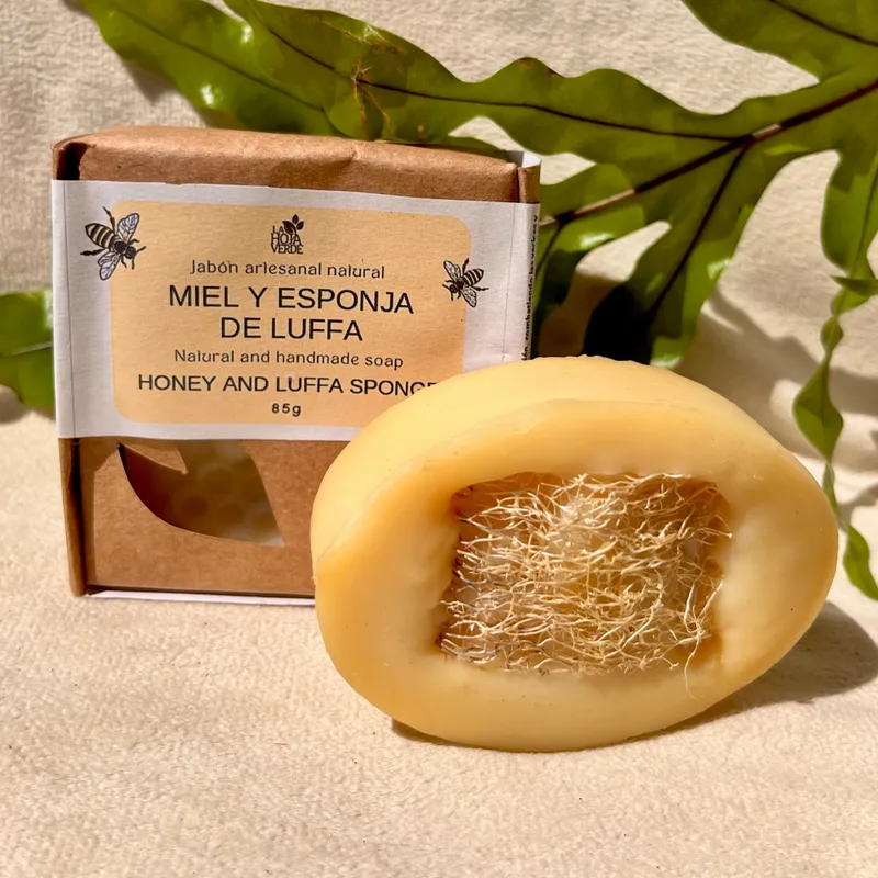 Jabón de Miel y Esponja de Luffa 🌻