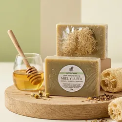 Jabón de Miel y Luffa 🍯 Nuestra Tierra