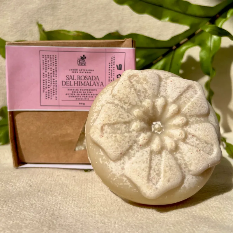 Jabón de Sal Rosada y Aceite de oliva 🫒