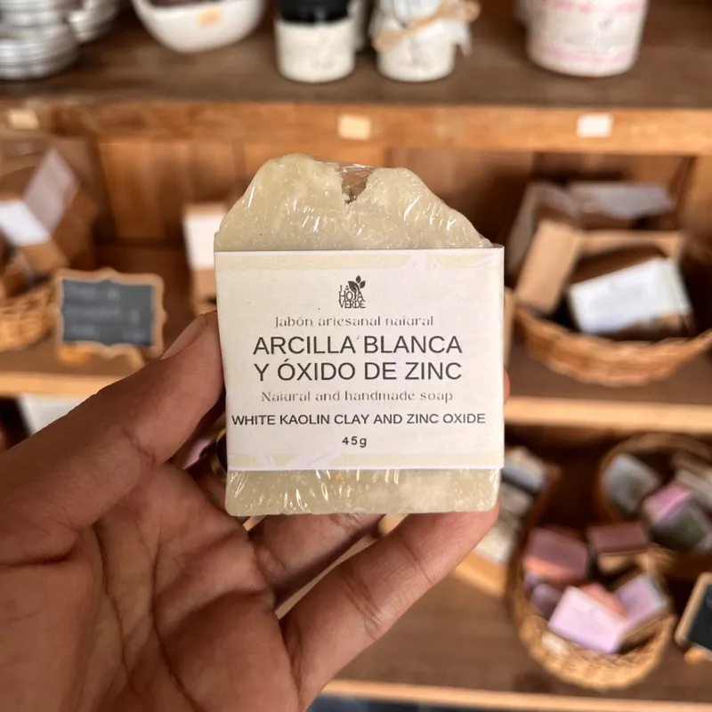 Jabón mini de Arcilla Blanca ☘️