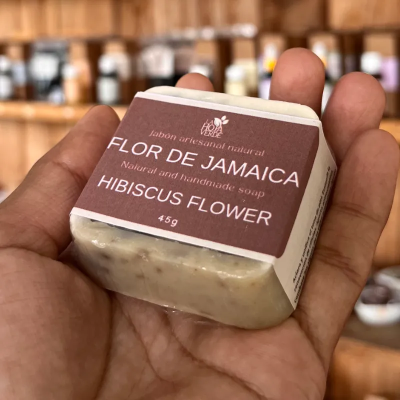 Jabón mini de Flor de Jamaica 🌺 