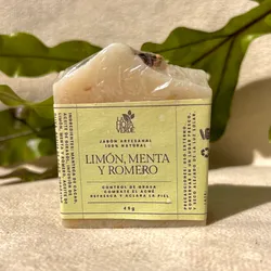 Jabón mini de limón, menta y romero 🌿