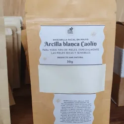 Mascarilla en polvo de Arcilla Blanca 🌸