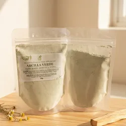 Mascarilla facial de Arcilla verde 🍃