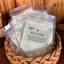 Mascarilla facial de Arcilla verde 🍃