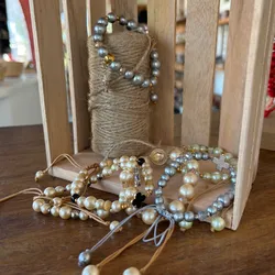 Pulseras de perlas ✨